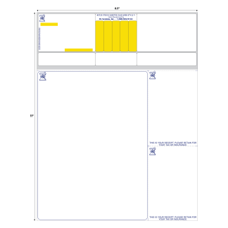 STYLE Y LASER RX LABEL - 8.5" x 11"