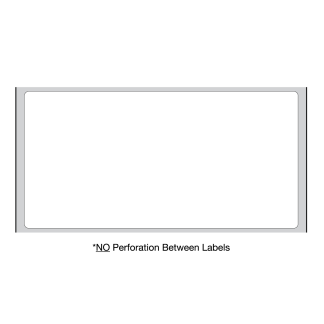 DT LABEL 4 1/8" x 2 1/8" - INTERNAL CYCLE FILL LABEL w/out REORDER TAB,  NO PERF. (SKU #5948)