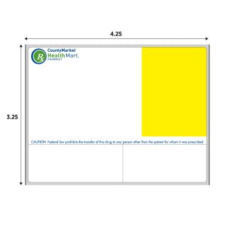 COUNTY MARKET LOGO DT RX LABEL