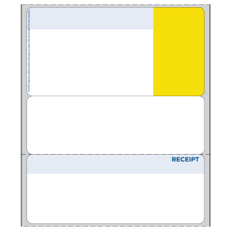 DT LABEL 4 1/4" x 5"; 3 PARTS w/ INCLUSIVE AUX LABELS
