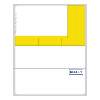 DT LABEL 4 1/4" x 5 1/4"; 3 PARTS + AUX LABELS