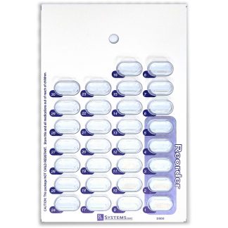 30 ct. Card Front w/XL Blister, 1/2"