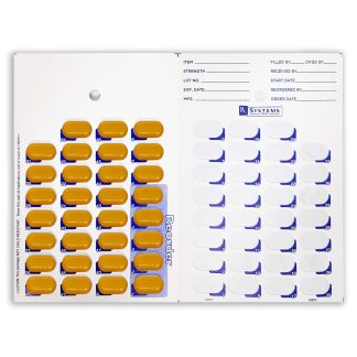 1 pc M-Card 31 ct w/ LG AMBER Blister