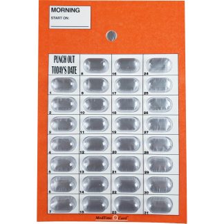 M-Card, 31 ct., MedTime Morning (Orange)