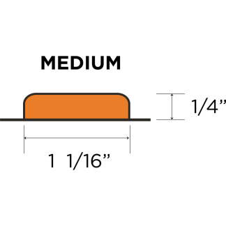 M-Blister, 31 ct MED, Amber, 1/4"