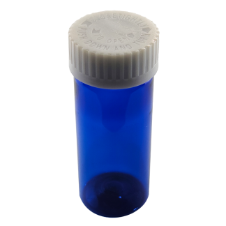 Blue P-Series Vials With CR Cap 8 dr.