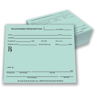 Prescription Blank 33013G (Green Bond)
