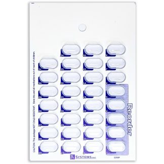 SYNMED Card 31 ct w/ XL Blister 1/2″ (SKU# S1316F)