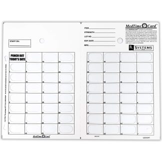 UD-Card, 31 ct., MedTime (1-31)