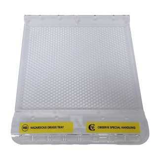 VIVID Tray, Hazardous, Yellow