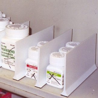 Magnetic Shelf Divider, 6"x2"
