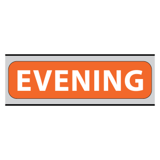 "EVENING" (ORANGE)