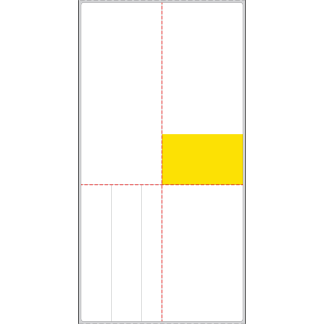 DT LABEL 4 1/8" x 8"; 6 PARTS w/ INCLUSIVE AUX LABELS