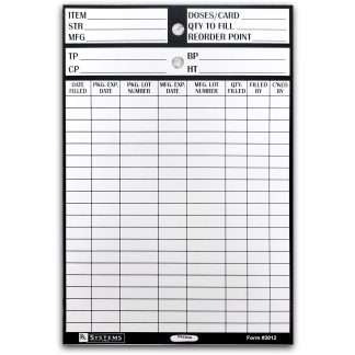 PRE-PACK REORDER CARD